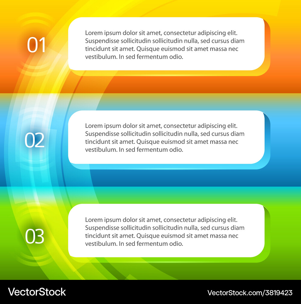 Flyer template page layout option number Vector Image