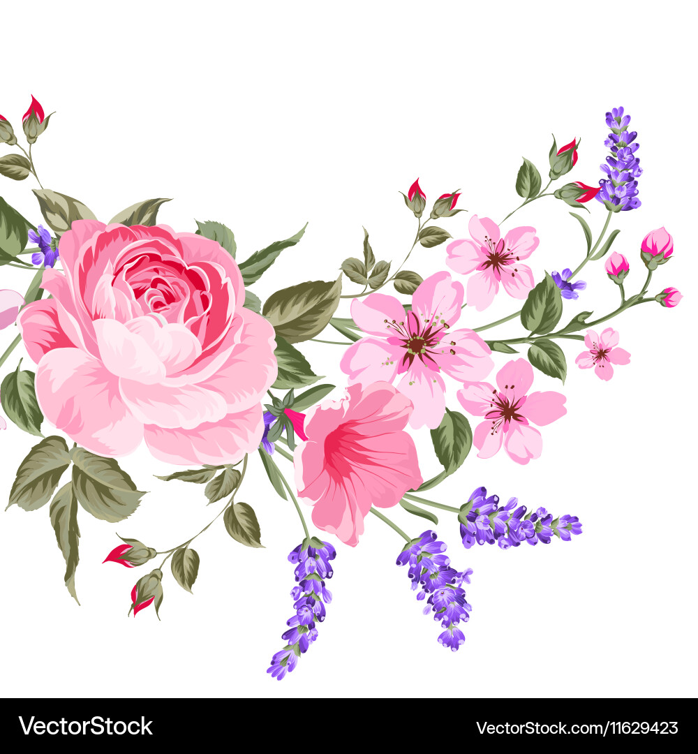 Wedding invitation card Vector Image