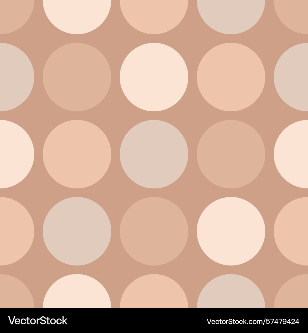 Tile pattern with dots on pastel background vector image