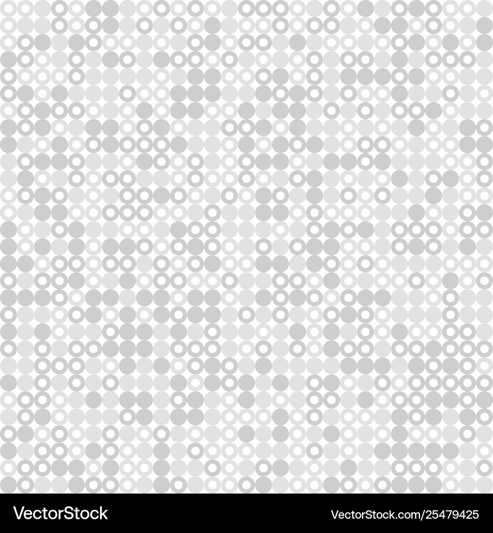 Abstract Gray Circle Pattern vector image