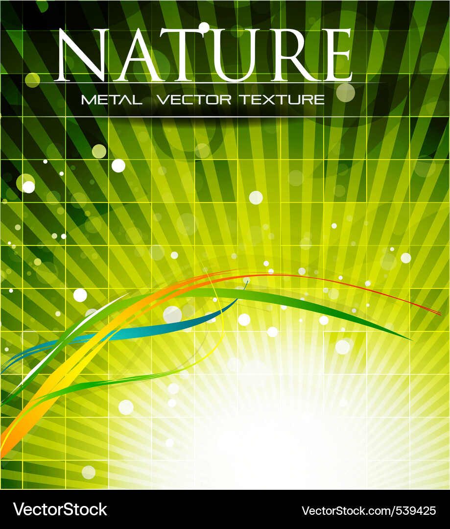 Abstract Nature Rays Background Vector Image