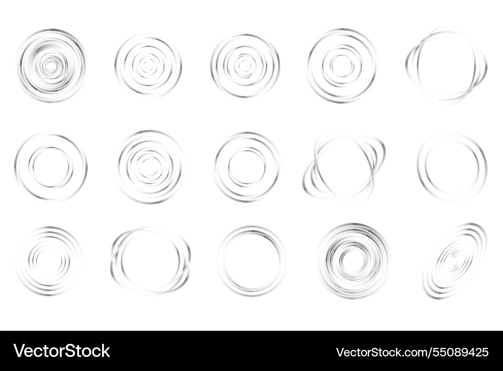 Circle round and borders technology design element Circle round and borders technology design element vector image