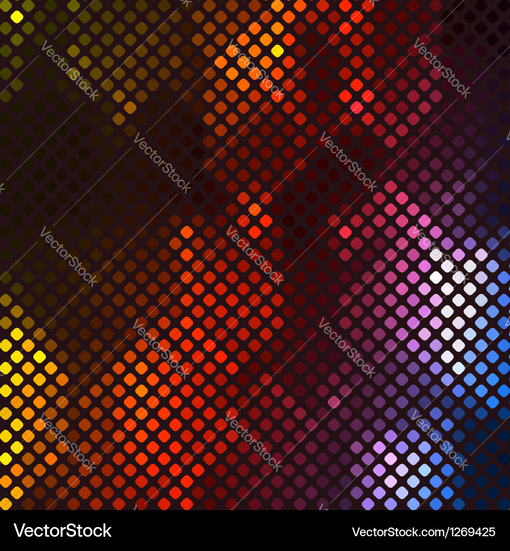 Dynamic Square Mosaic vector image