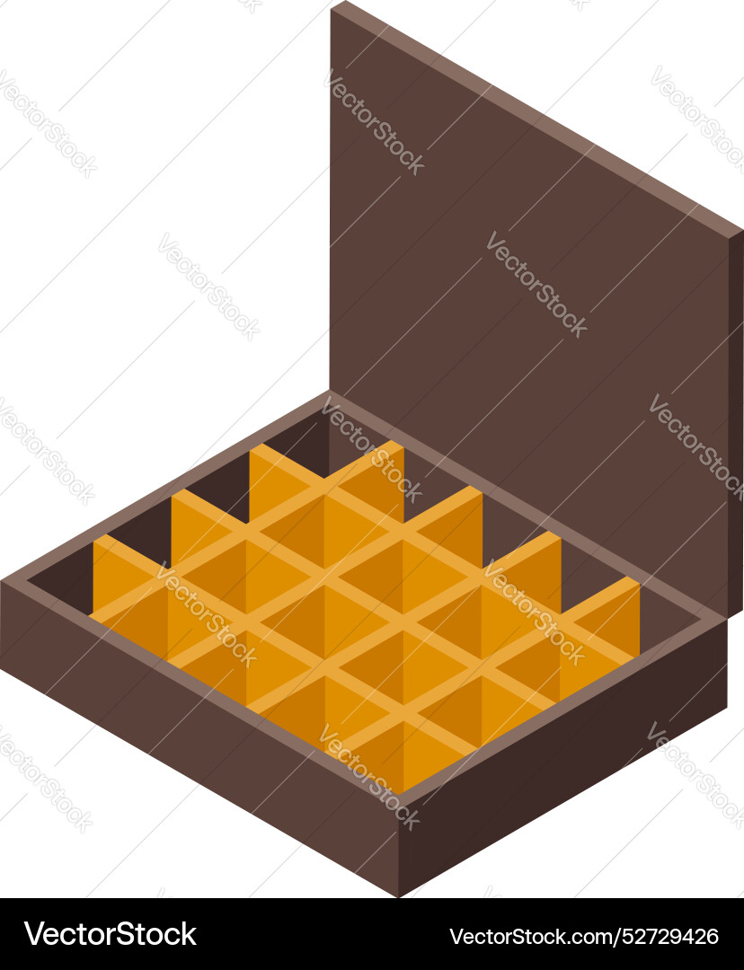 Empty waffle iron opened and displaying its non Empty waffle iron opened and displaying its non vector image