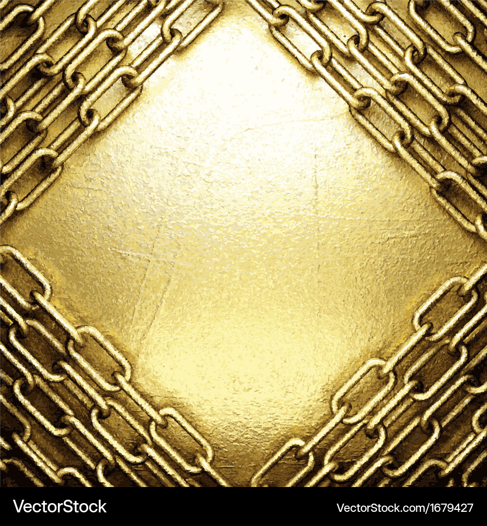 Background with gold Vector Image