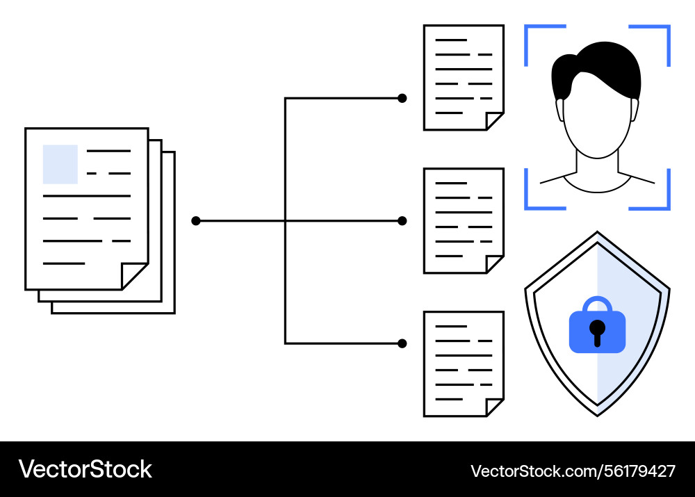 Data management system with secure file sharing Data management system with secure file sharing Vector Image