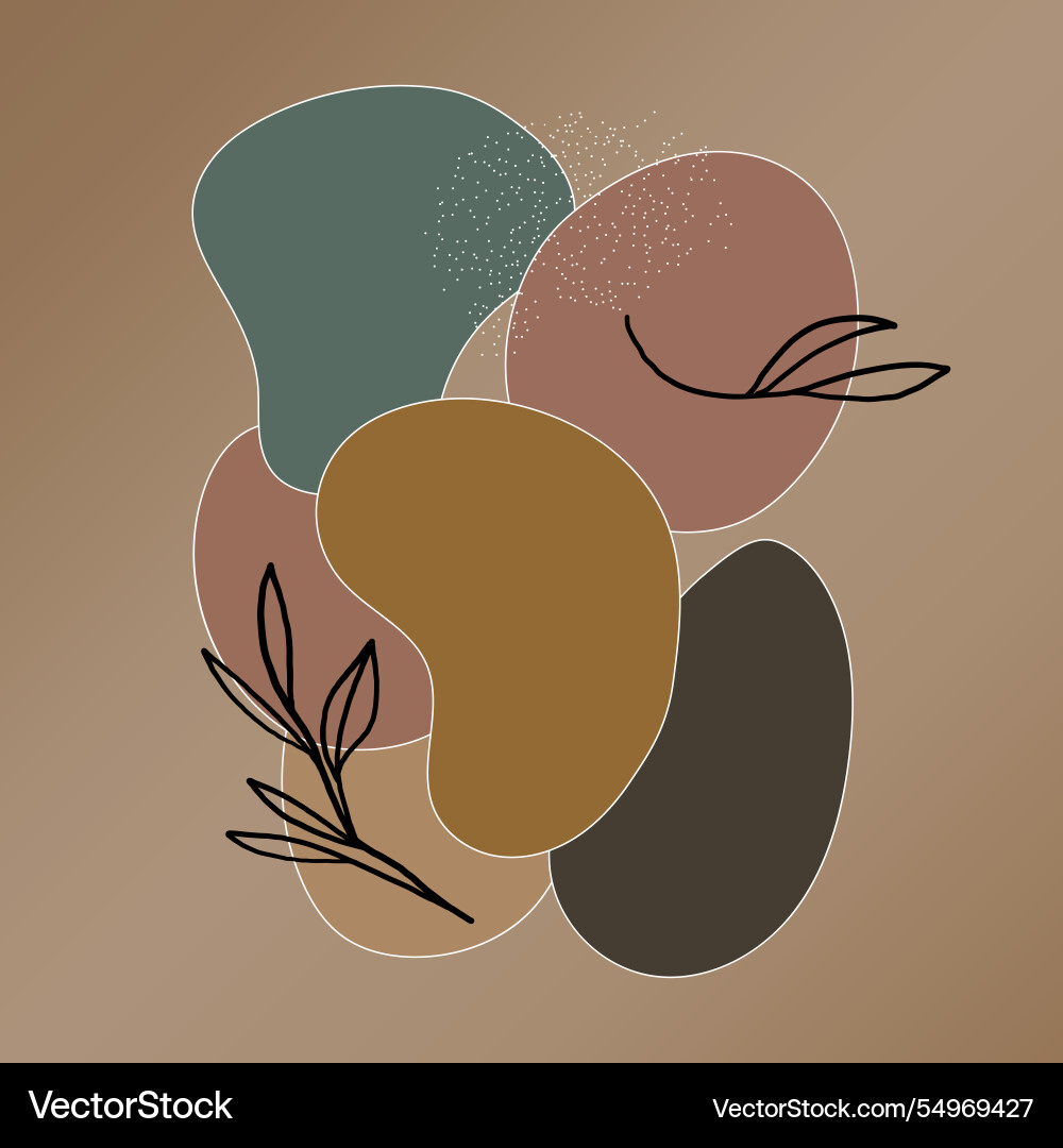 Modern abstraction with soft Modern abstraction with soft Vector Image
