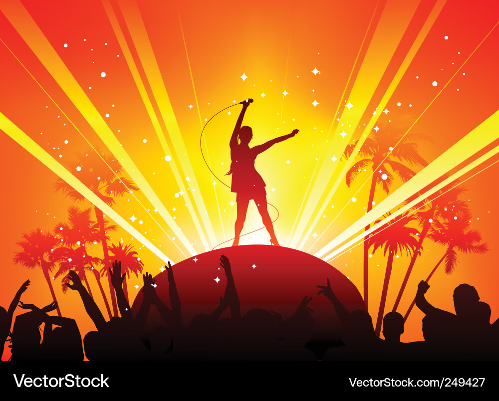 Music Performance Celebration Vector Image