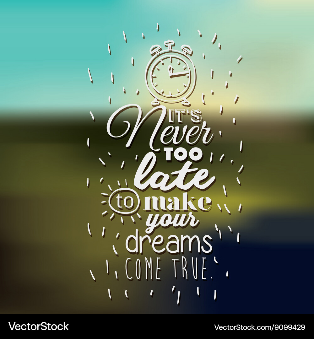 Message in calligraphy design Vector Image