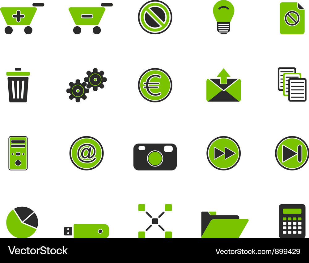 Web icons Vector Image