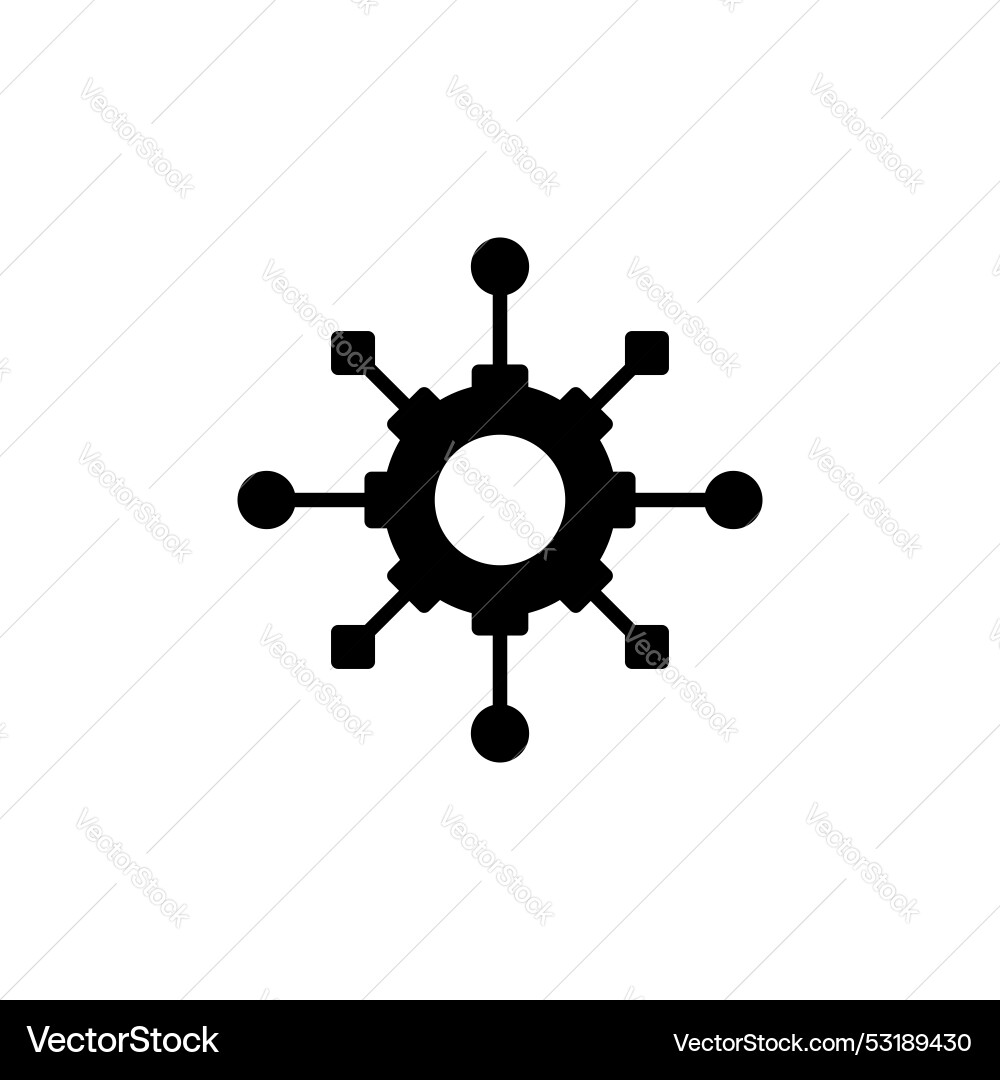 Algorithm icon isolated on white background Algorithm icon isolated on white background vector image