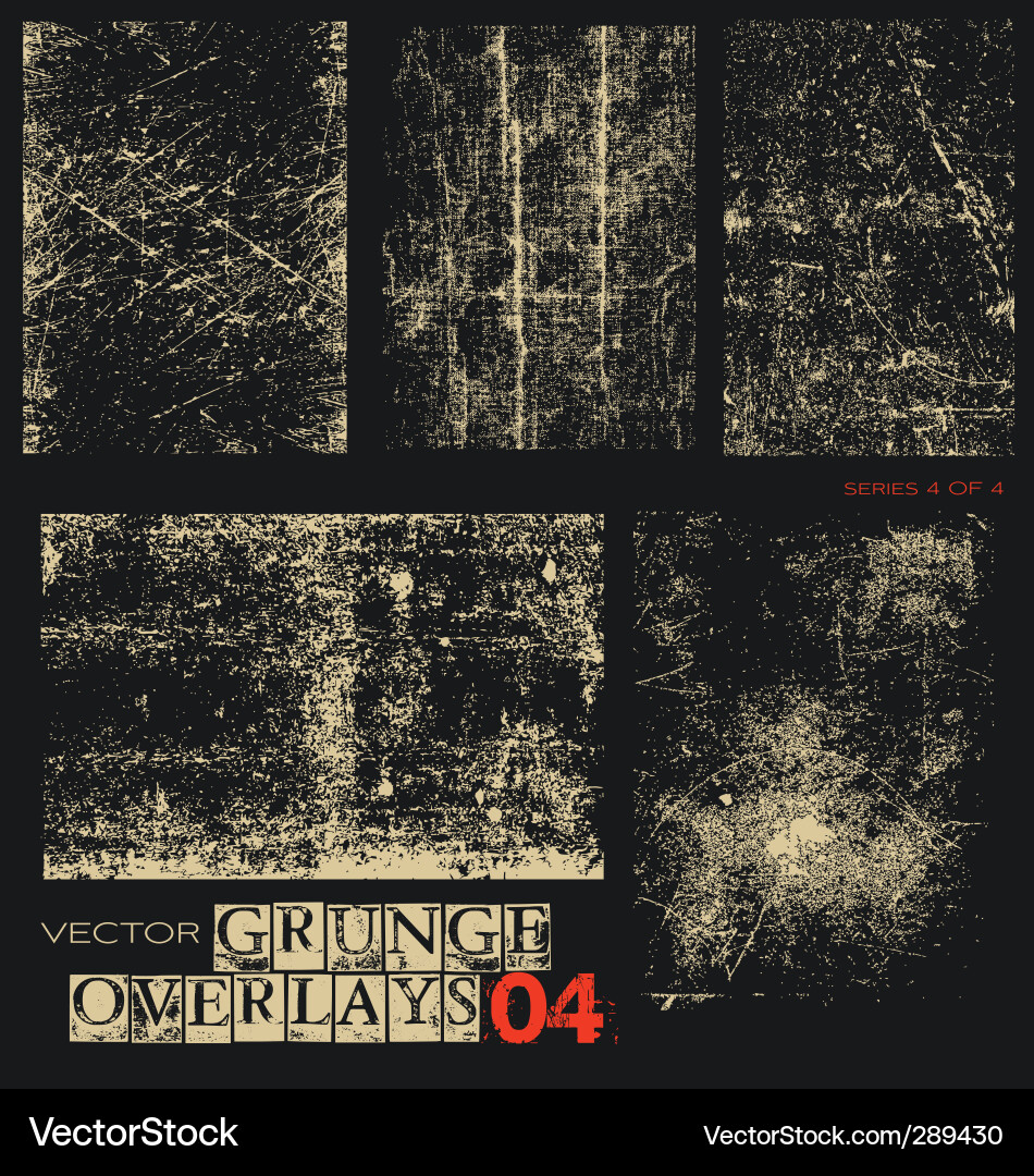 Cracked Grunge Texture vector image