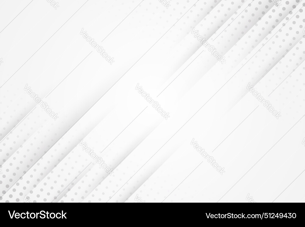 Modern white background with abstract shape design Vector Image