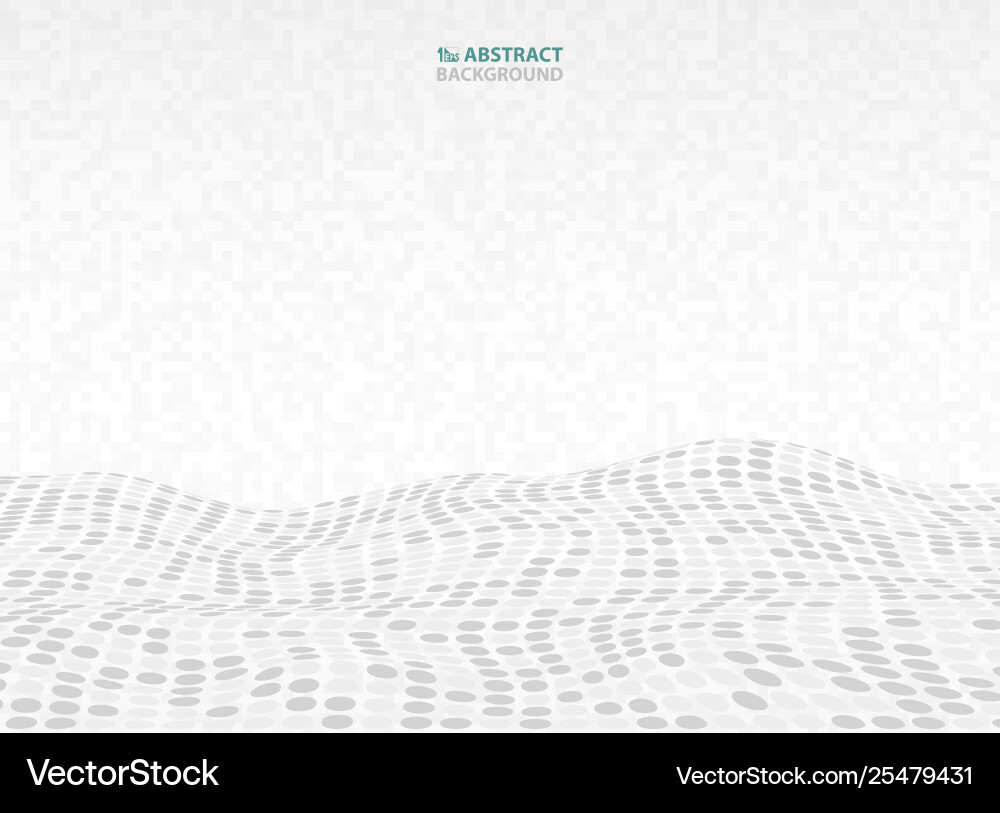 Abstract technology gray pattern square design Vector Image