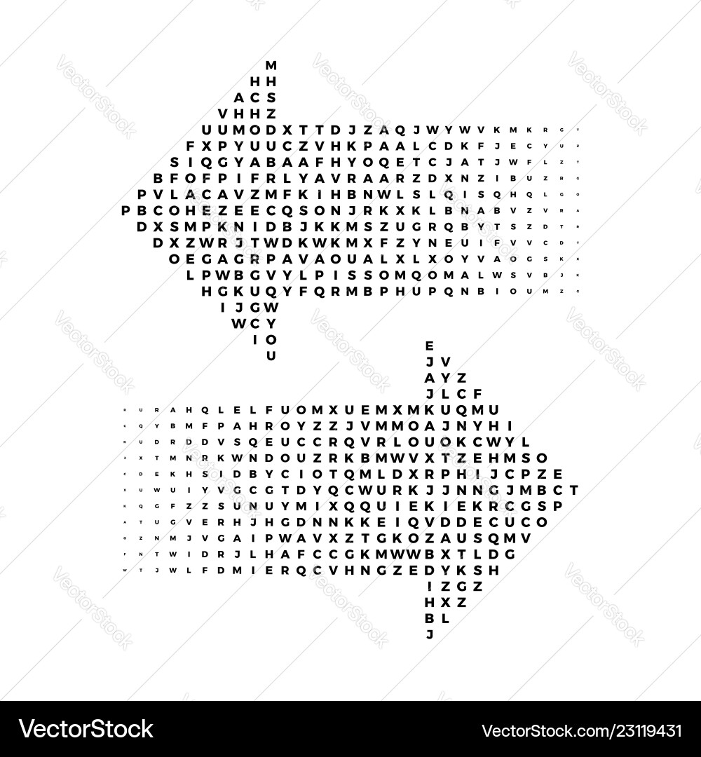 Arrow Halftone Gradient Directional Elements vector image