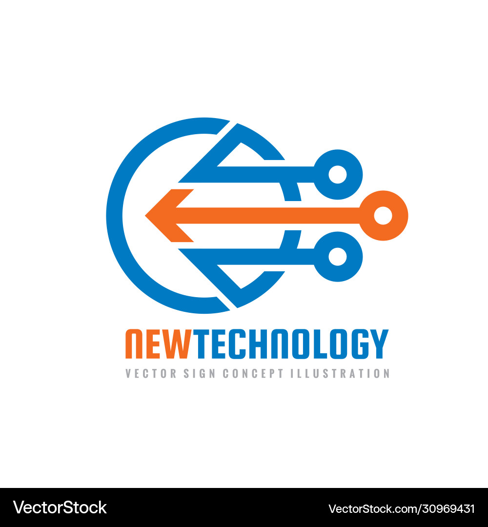 Tech Symbol Modern, Colorful, Education Logo Design For New England