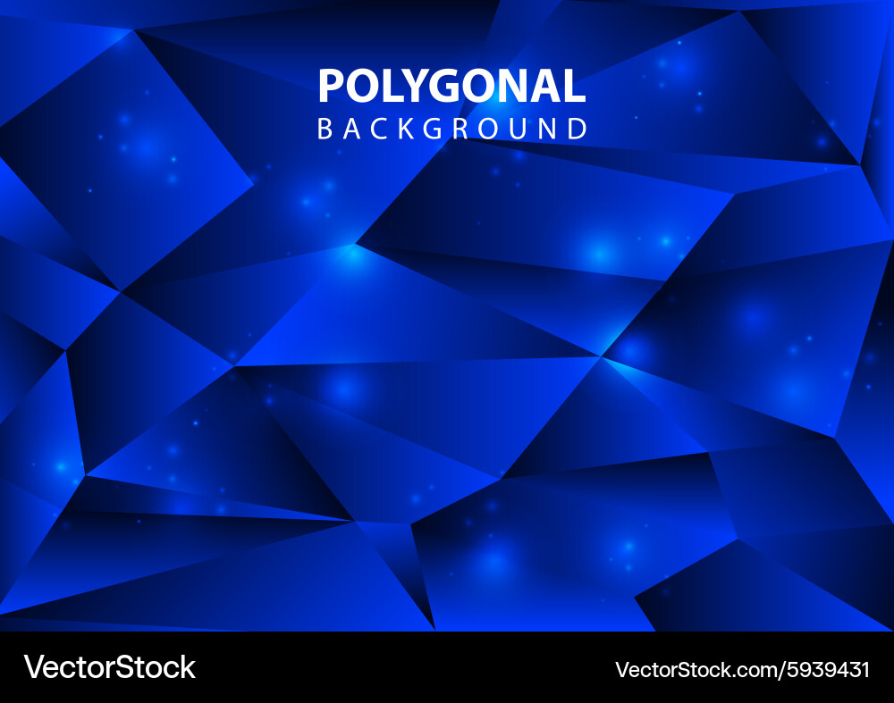 Polygonal background db Vector Image