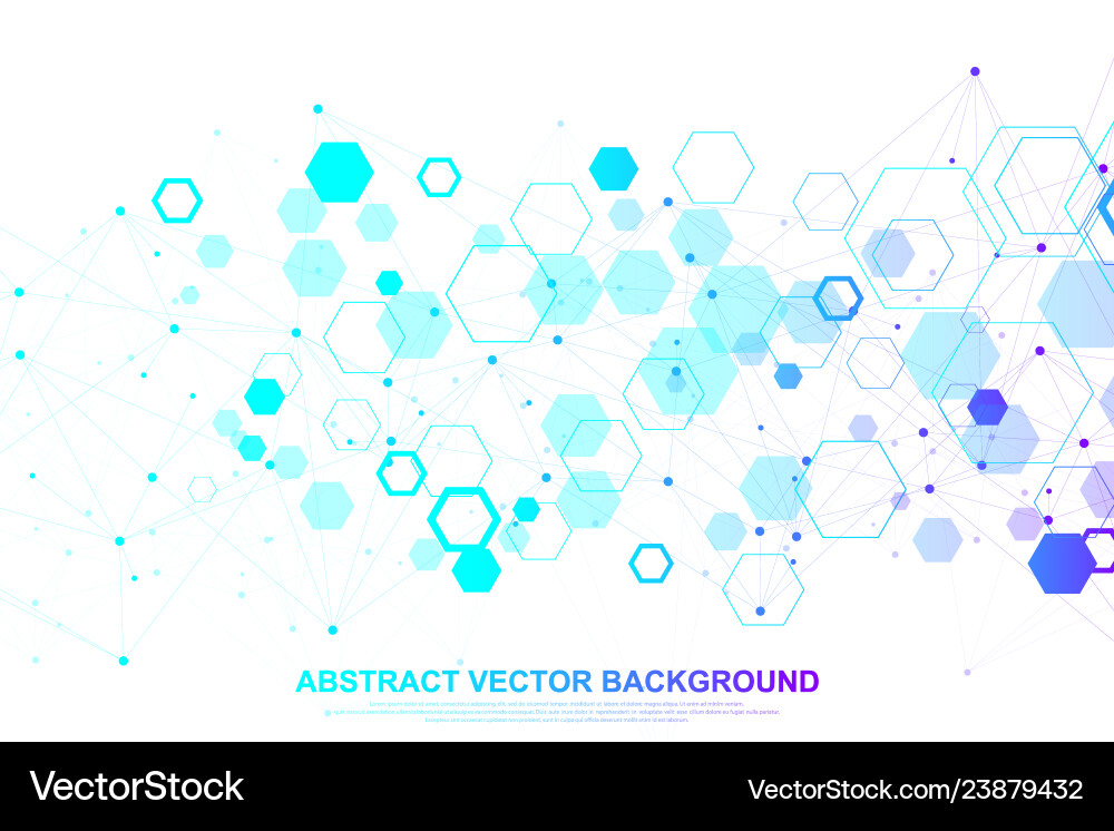 Scientific molecule background for medicine Scientific molecule background for medicine vector image
