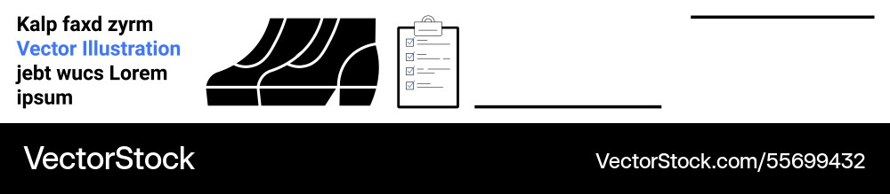 Workflow management concept with checklist Workflow management concept with checklist vector image