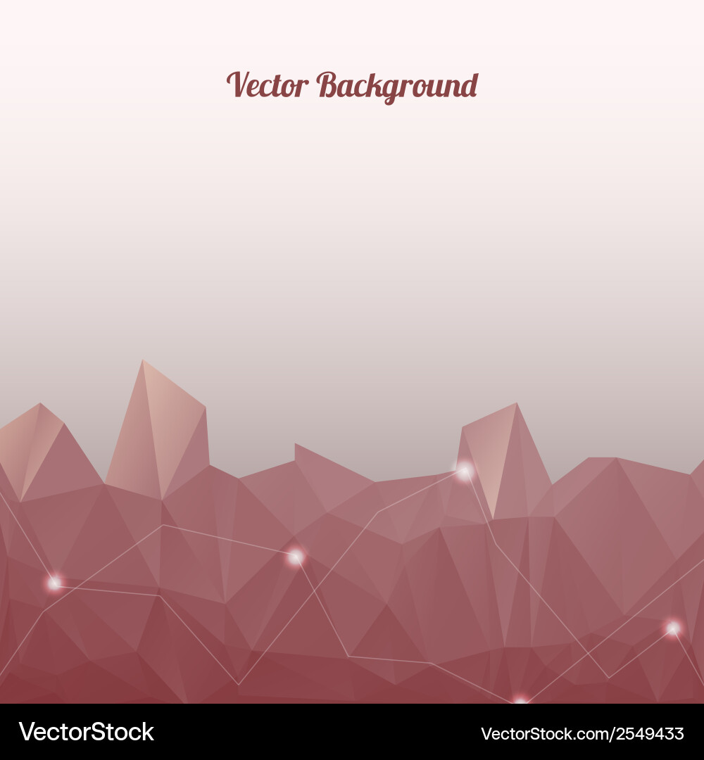 Background with lines circles and shapes vector image