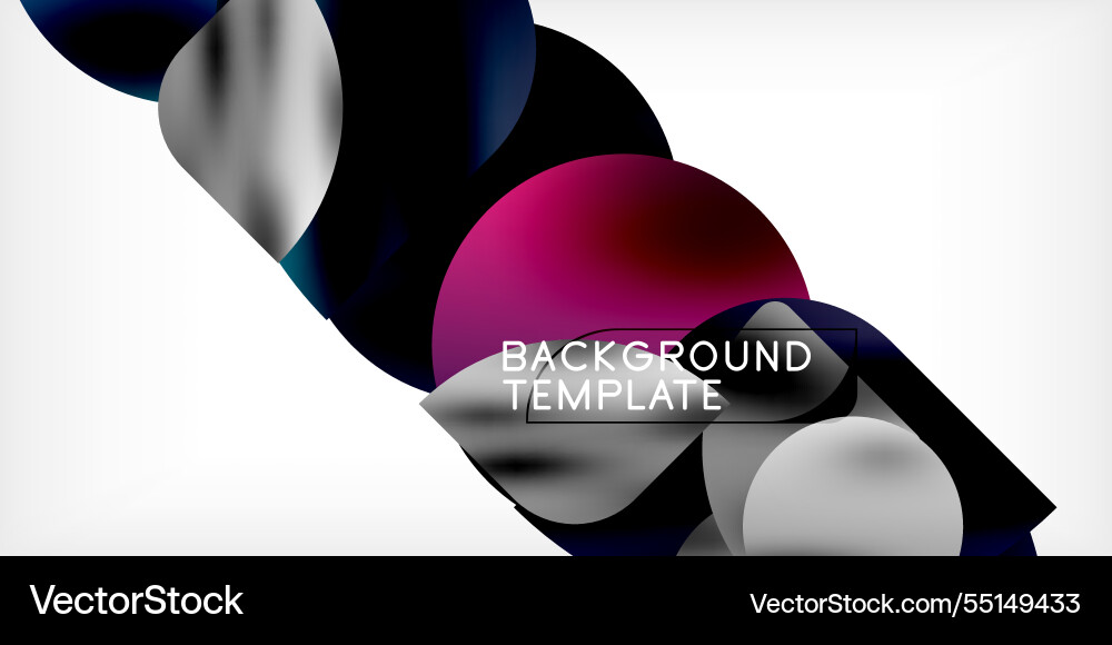 Bright circles with shadows abstract background Bright circles with shadows abstract background vector image