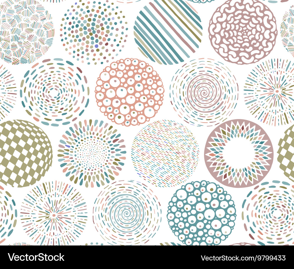 Intricate Circle Pattern vector image
