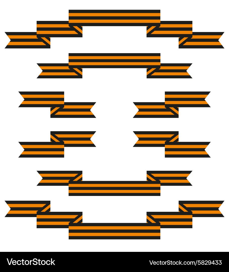 St George Ribbon - Victory Day Symbol Royalty Free Vector