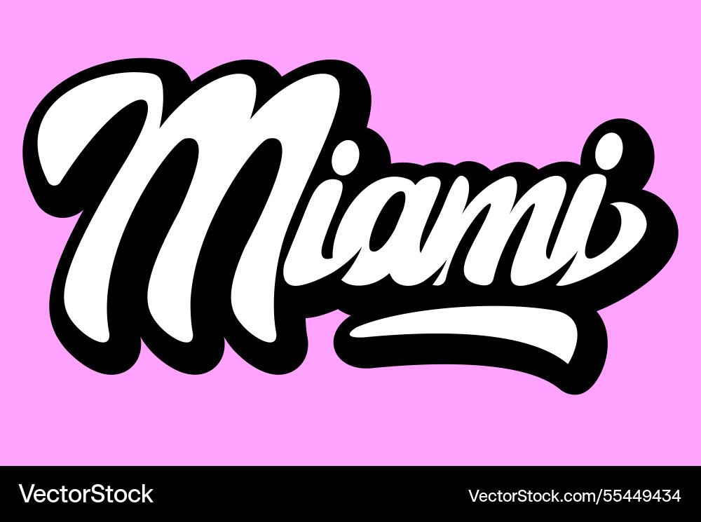 A vibrant and stylish cursive script of the word A vibrant and stylish cursive script of the word vector image