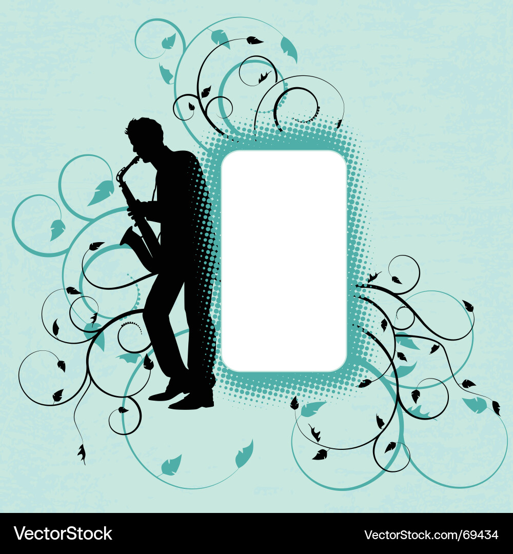 Saxophonist Vector Image