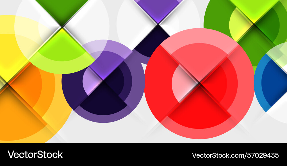 Abstract design features overlapping circles Abstract design features overlapping circles Vector Image