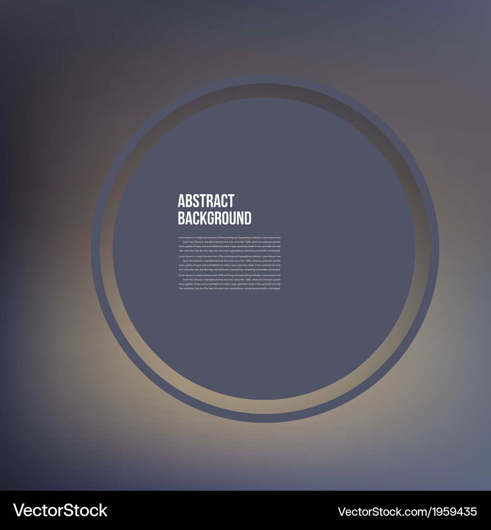 Circle object design trend and transparent Vector Image