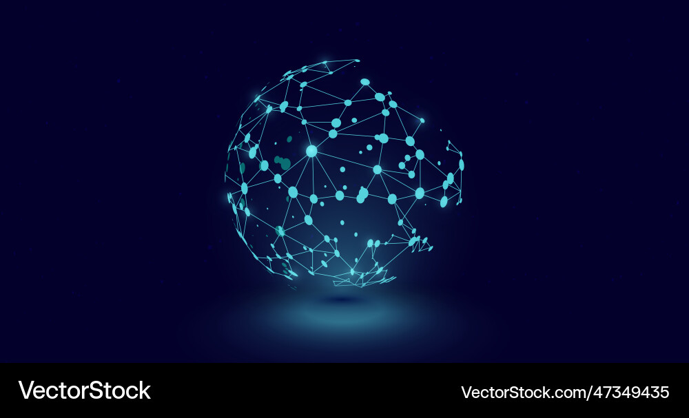 Global Network Connection Vector Image