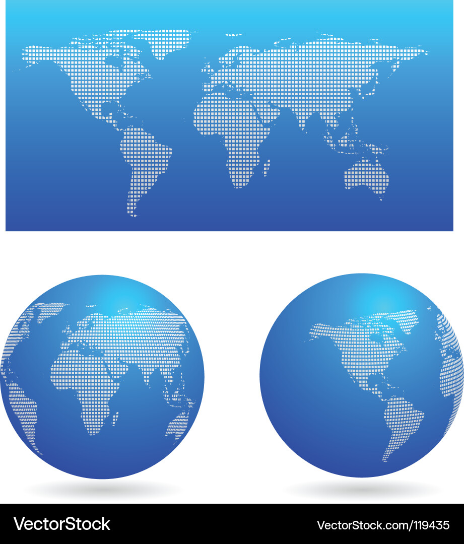 Global Network Vector Image