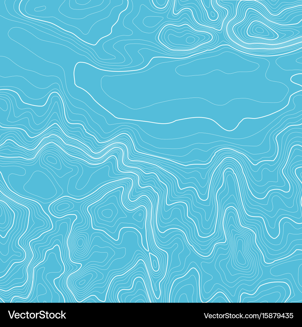 Topographic map background with space for copy Vector Image