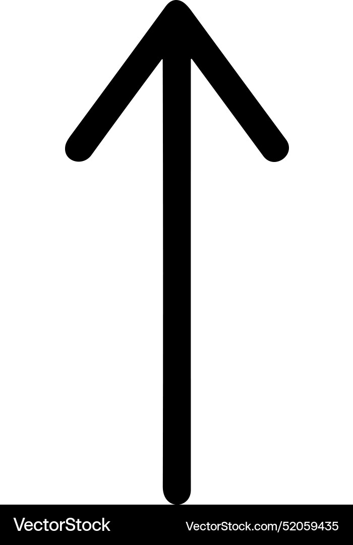 Upload outline icon symbol image Vector Image