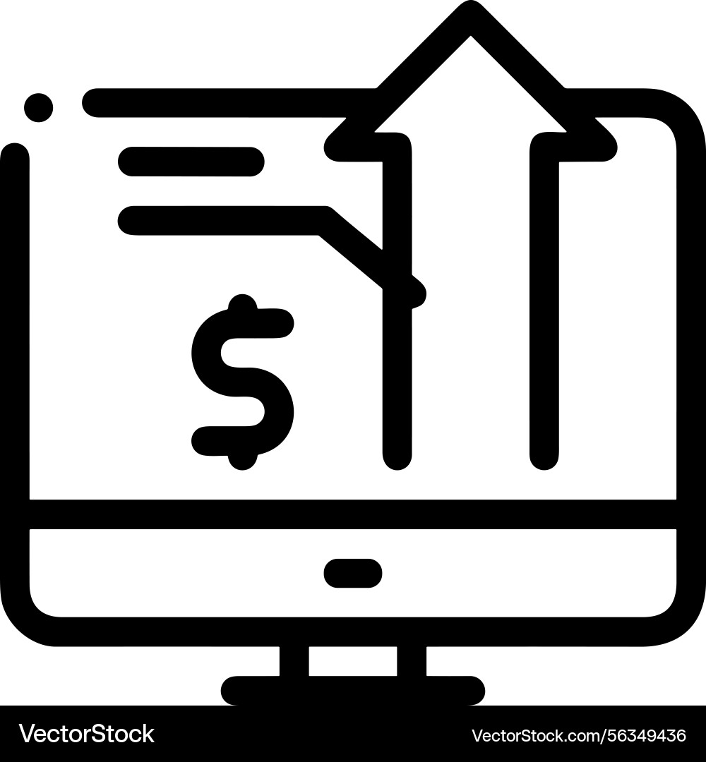 Computer icon symbol image Computer icon symbol image Vector Image