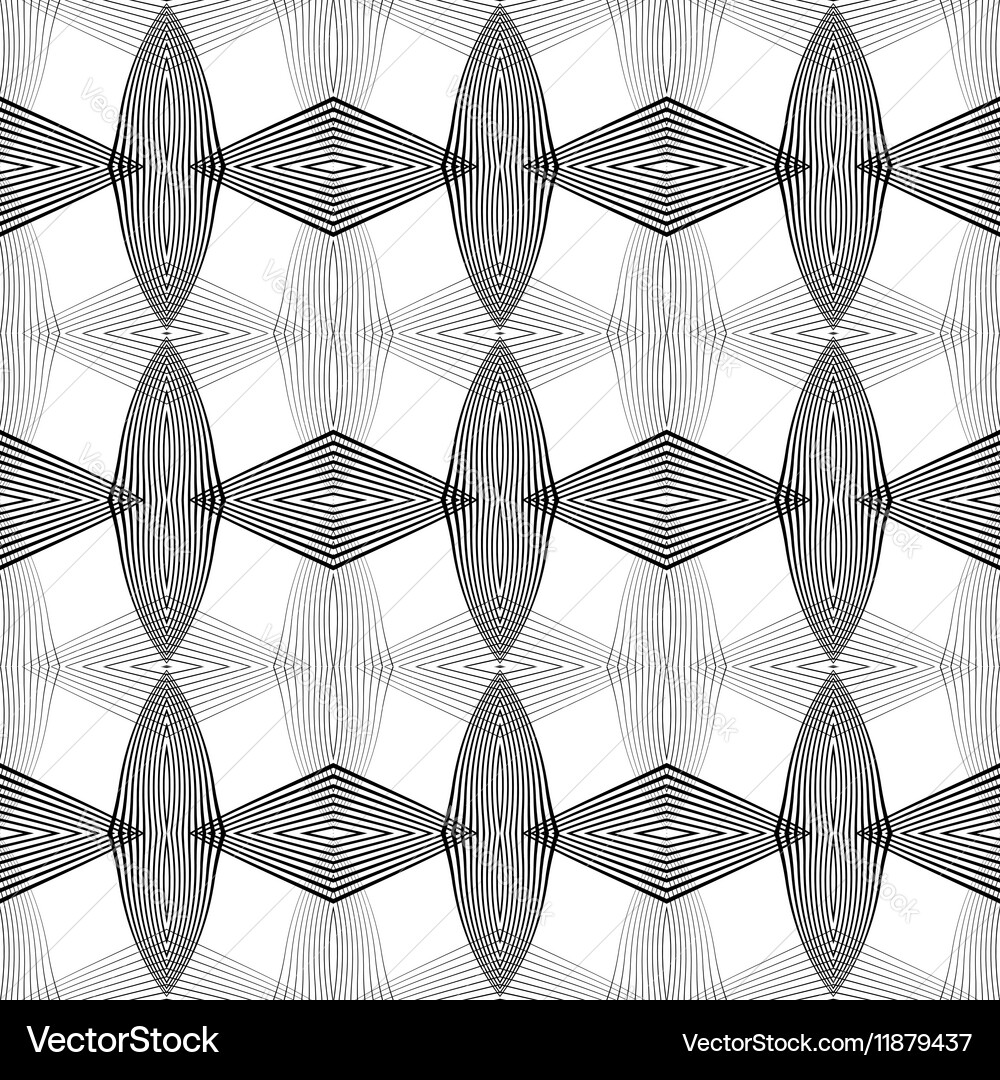 Design seamless monochrome grid pattern Vector Image