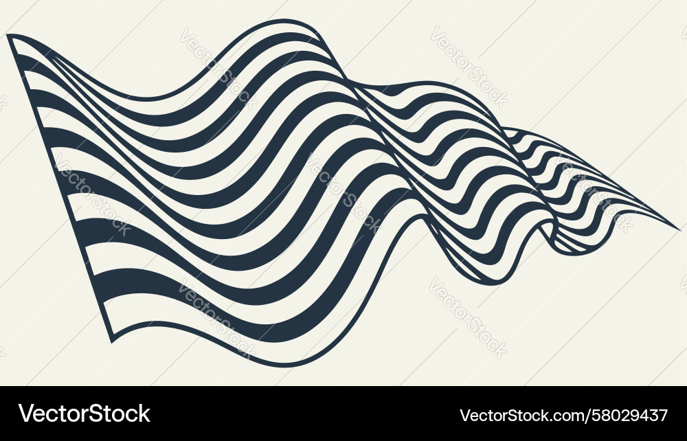 Dynamic Wave Ripple Pattern Vector Image