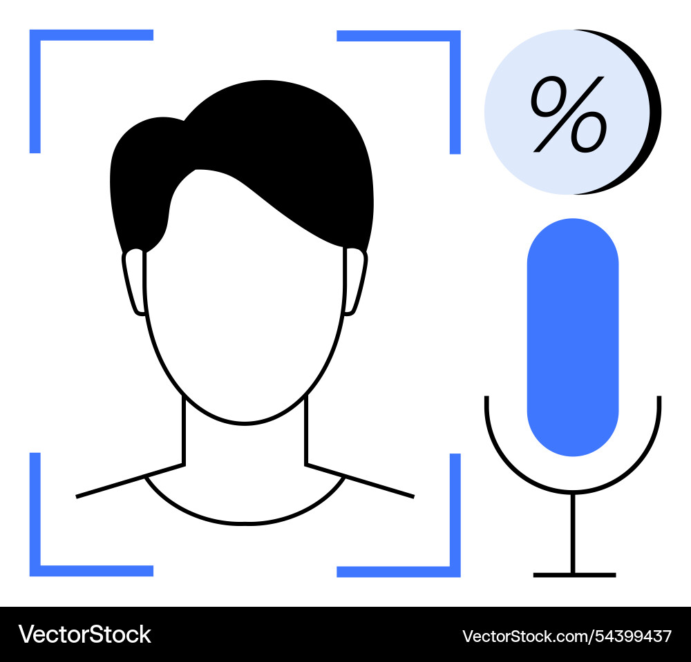 Modern communication technology concepts with user Vector Image