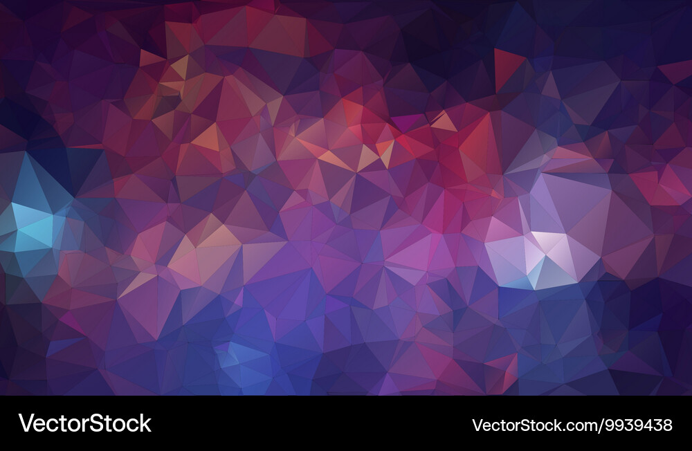 Abstract background consisting of triangles Vector Image