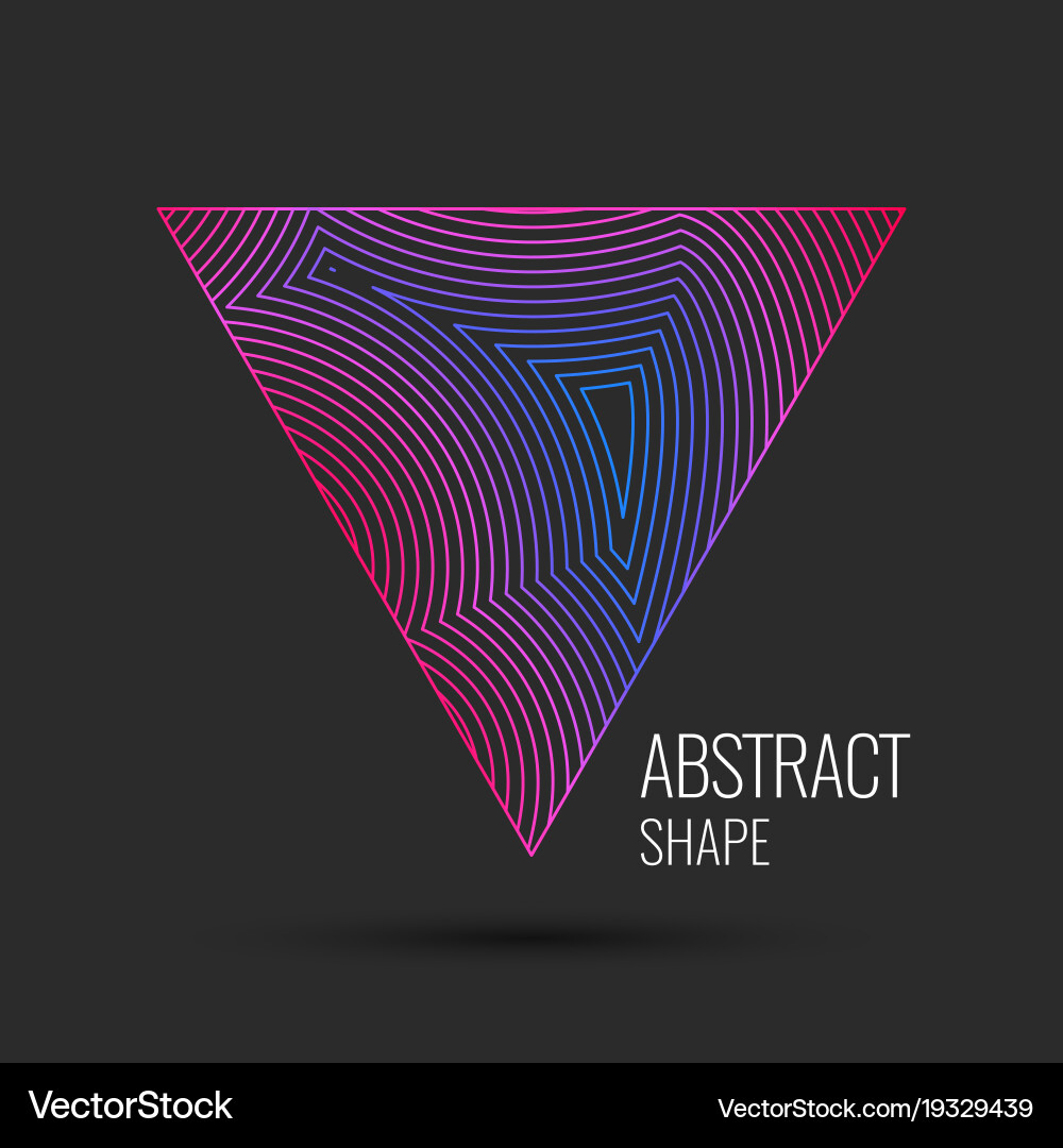 Abstract background with dynamic waves Vector Image