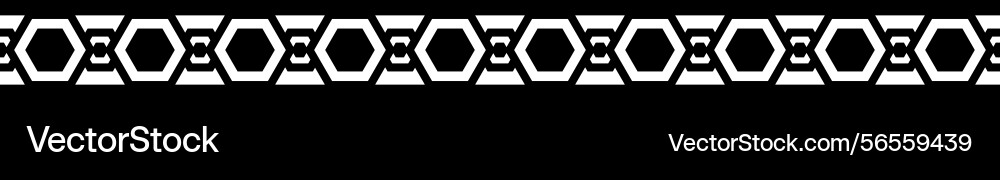 Ancient border frame icon pattern divider vector image