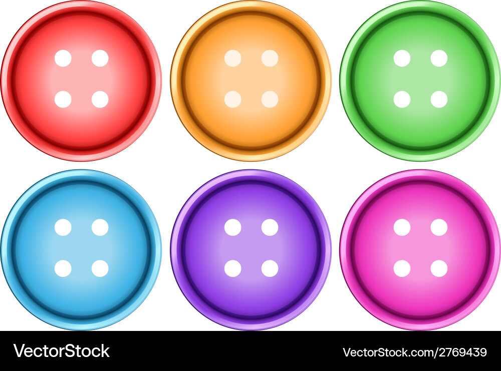 Buttons Vector Image