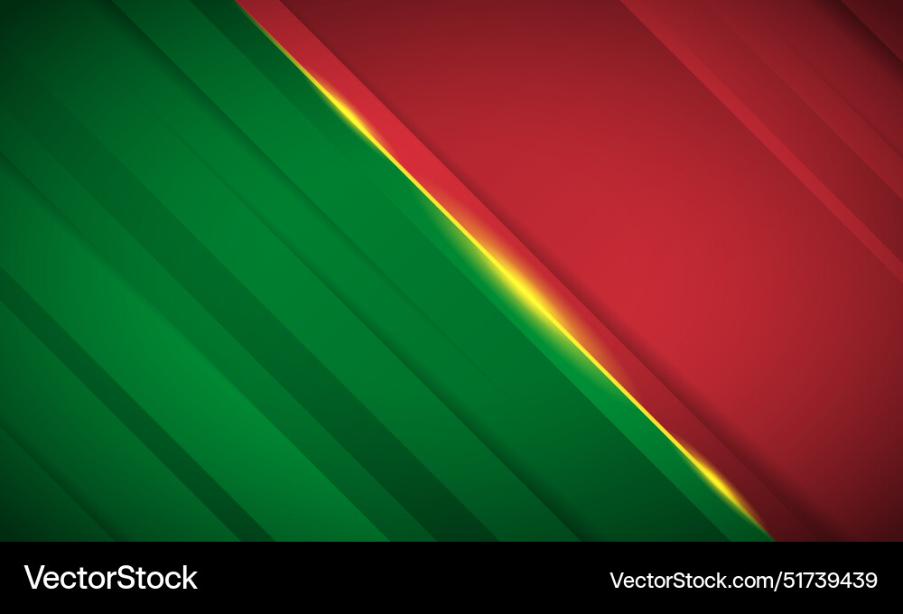 Red green abstract background in gradient design Vector Image