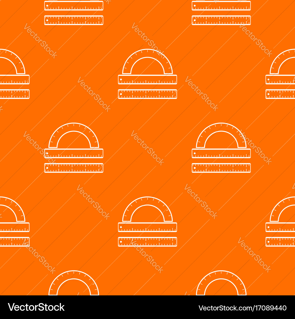 Ruler and protractor pattern seamless Vector Image