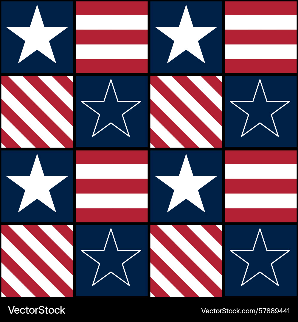 A patterned design featuring alternating squares Vector Image