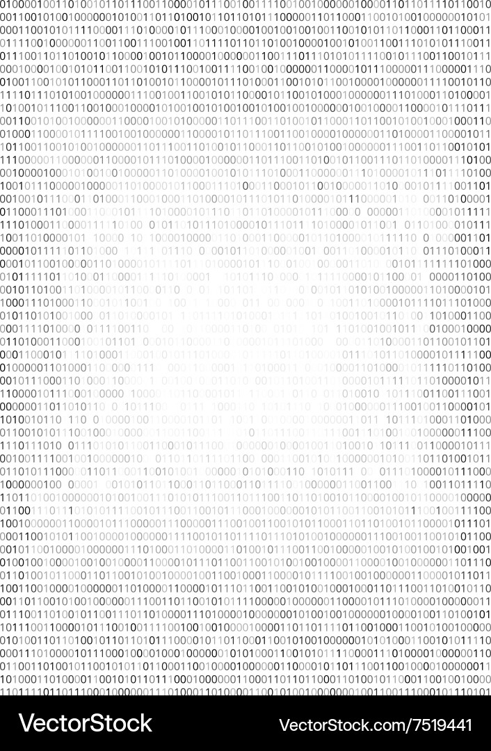 Binary Code Background Vector Image