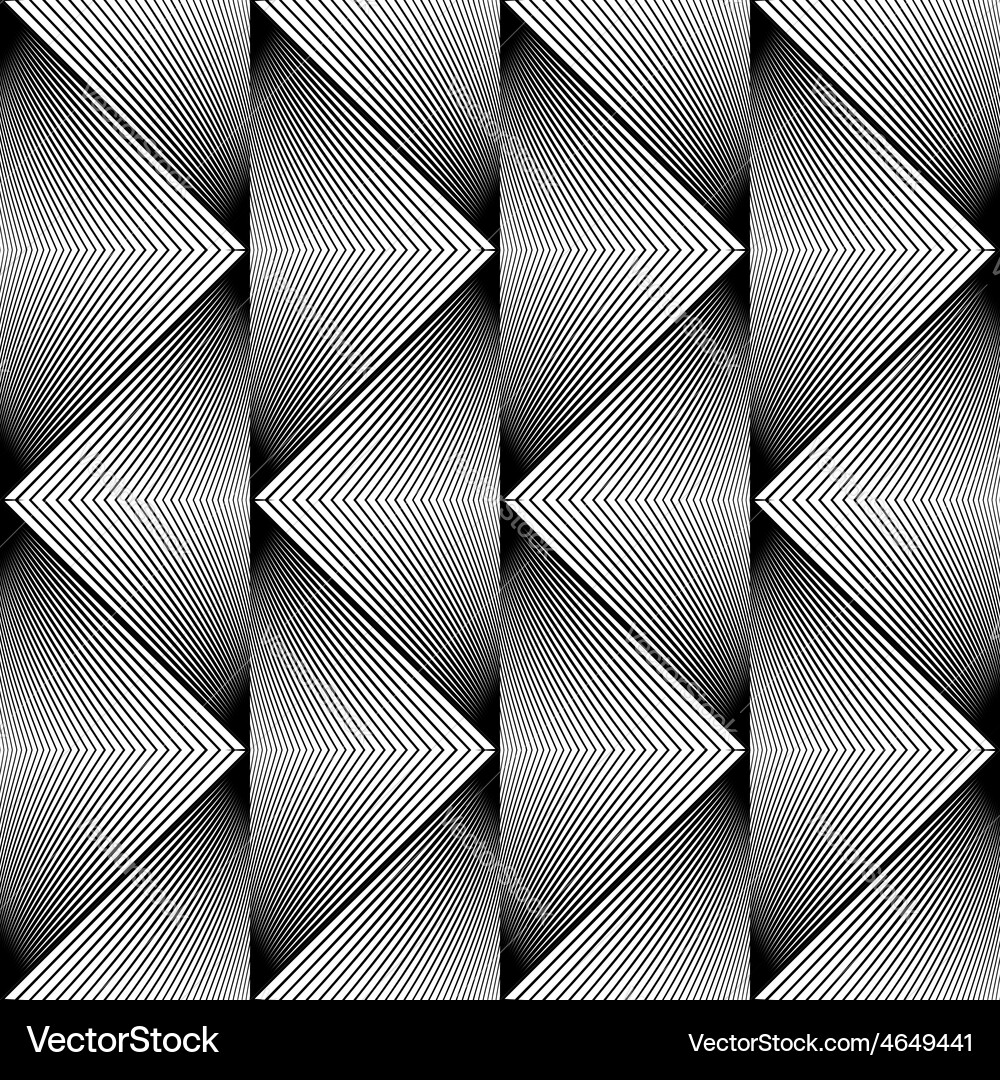 Design seamless triangle geometric pattern Vector Image