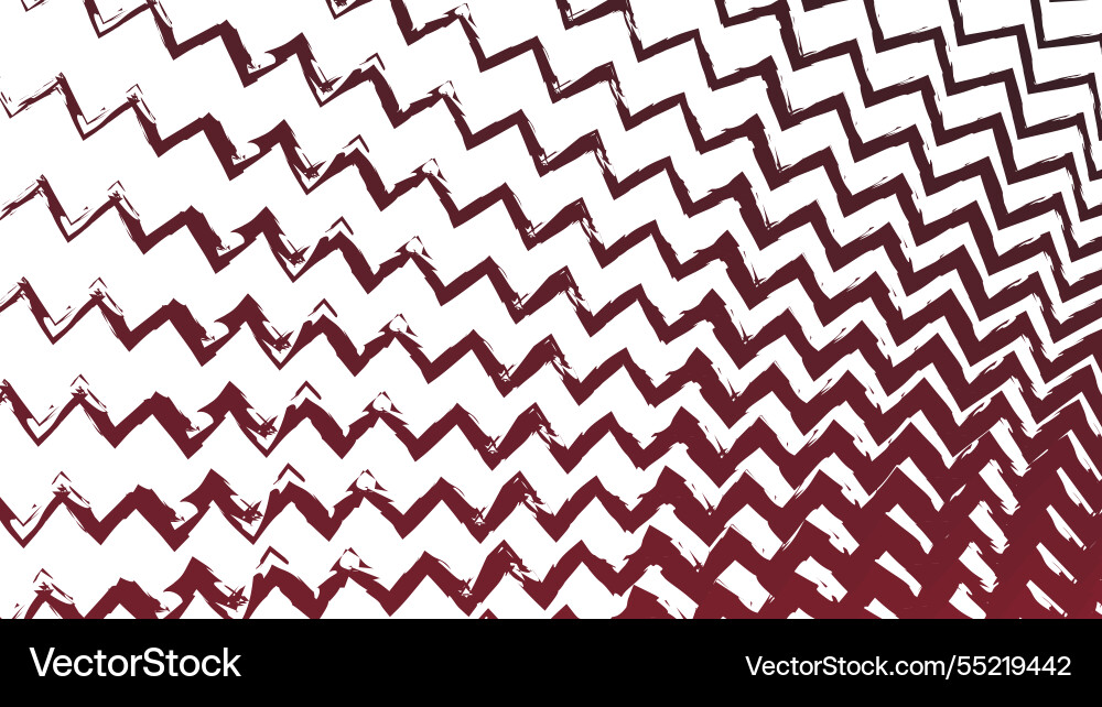 Red zig zag line brush pattern abstract Red zig zag line brush pattern abstract Vector Image