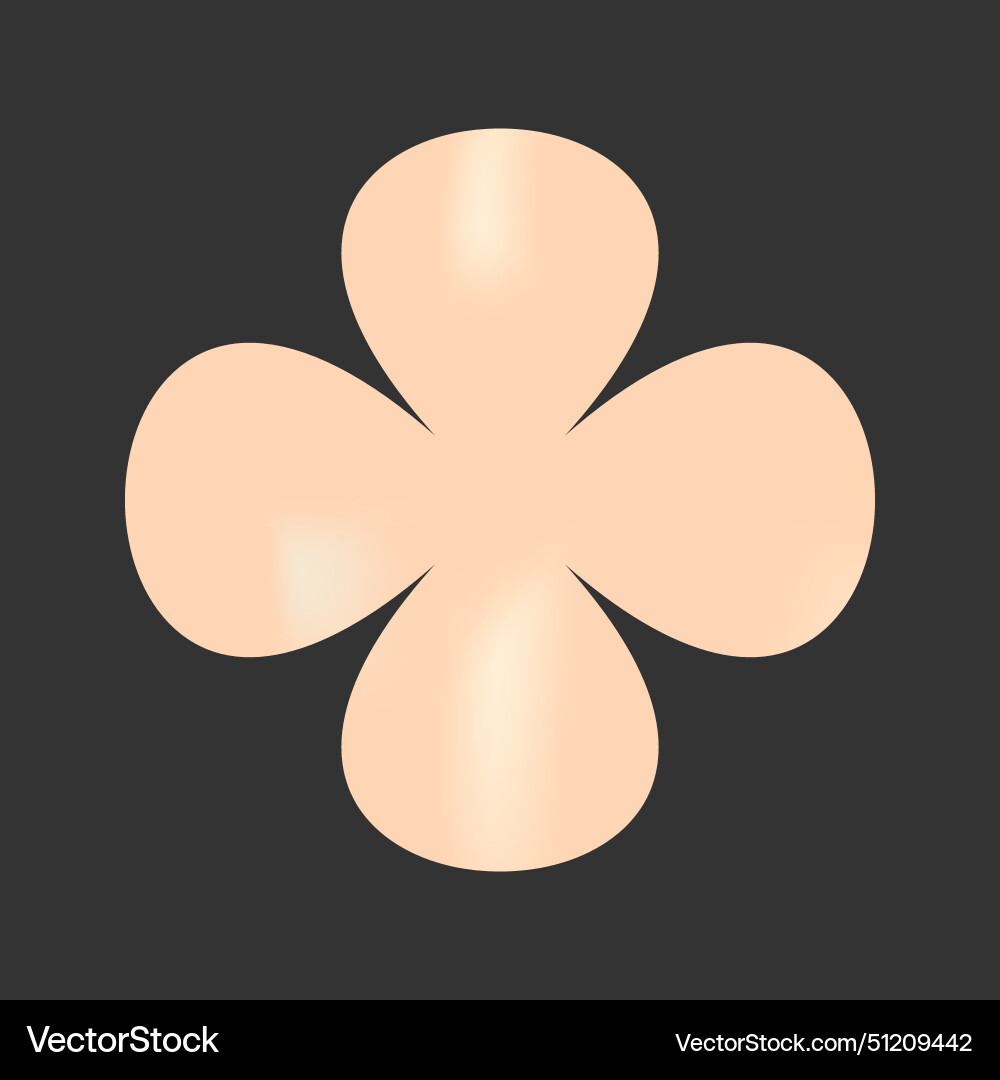 Y2k retro element 90s or 2000s figure in gradient vector image